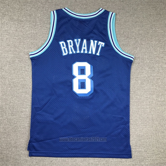 Camiseta Nino Los Angeles Lakers Kobe Bryant #8 Mitchell & Ness 1996-97 Azul